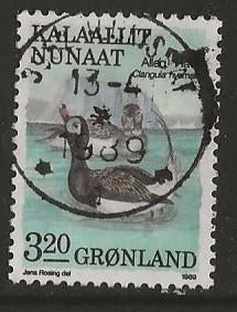 Groenland 64, eend voor vanderzon, Verzenden, Denemarken, Gestempeld