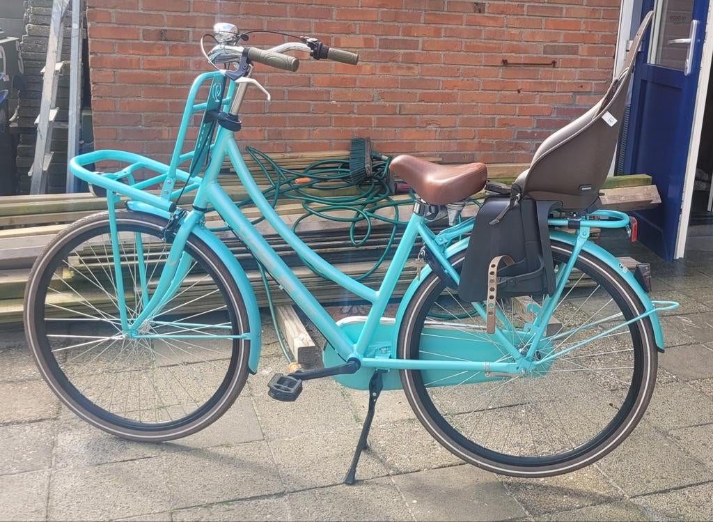 Vogue Elite Damesfiets - Turquoise, Fietsen en Brommers, Terugtraprem, Gebruikt, Versnellingen, 50 tot 53 cm