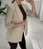 Linnen blazer maat S lichtbeige Zara, Kleding | Dames, Jasjes, Kostuums en Pakken, Beige, Nieuw, Ophalen of Verzenden, Jasje