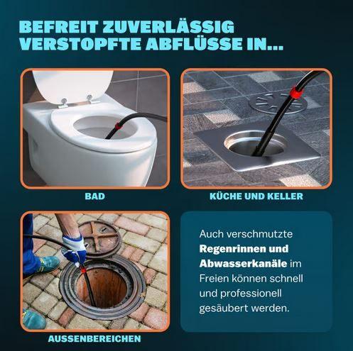 Rioolontstopper reinigingsslang buisreiniging GRATIS BEZORGD, Verzenden, Overige typen, Nieuw, Nvt