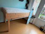 Hoogslaper met bureau, lattenbodem en matras, Ophalen, Gebruikt, Hoogslaper