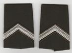 Set rang epauletten Sergeant, Cavalerie/Mil Adm (B18), Ophalen of Verzenden, Landmacht, Nederland, Embleem of Badge