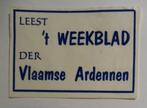 Leest  't WEEKBLAD DER VLAANSE ARDENNEN, Verzenden, Zo goed als nieuw, Luciferdoosjes of -merken