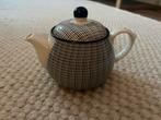 Kleine theepot met zwart-blauw patroon, Ophalen, Gebruikt, Keramiek, Overige typen