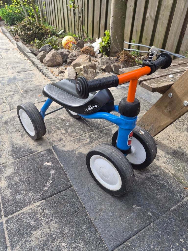 Loopfiets Pukylino, Kinderen en Baby's, Speelgoed | Buiten | Voertuigen en Loopfietsen, Ophalen