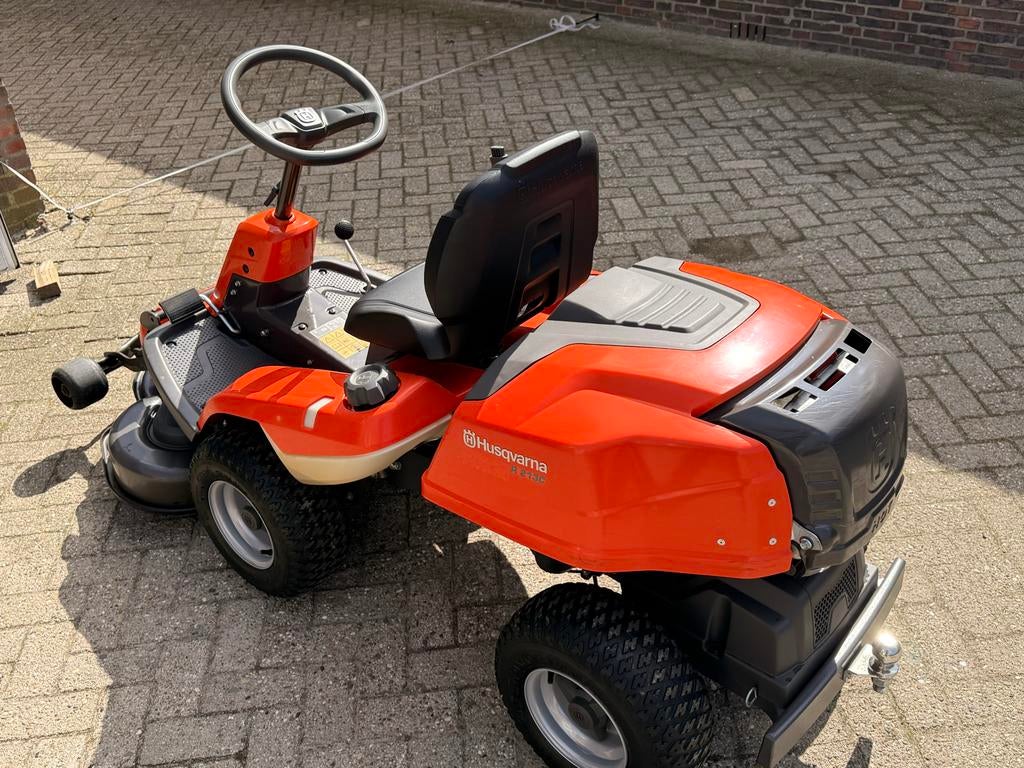 Husqvarna R213C zitmaaier, Ophalen, Cirkelmaaier, Mulchfunctie, Zo goed als nieuw