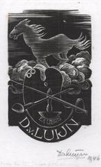 0247 Ex Libris Nederland : Dirk Govert van Luijn, 1946, Antiek en Kunst, Verzenden