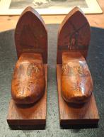 Hele oude houten boekensteunen klompen. Hollandse taferelen, Ophalen of Verzenden