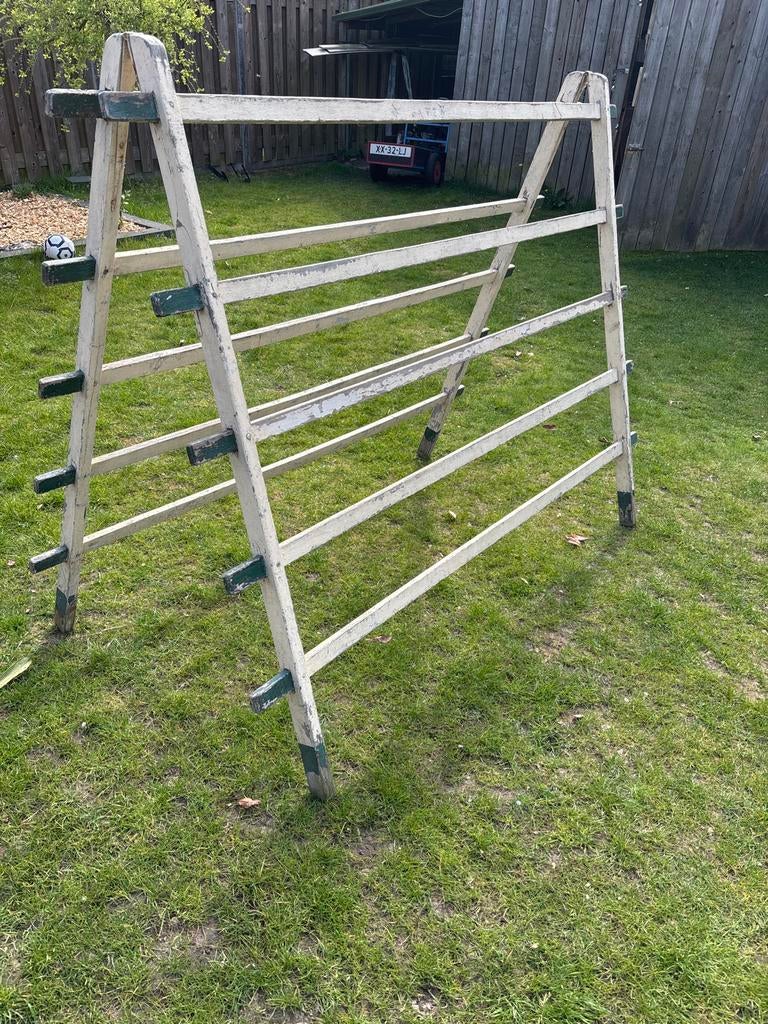 Houten droogrek linnenrek, Ophalen, Gebruikt, Wasrek