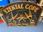 Vintage houten uithangbord Ezekiel Cope of Sheffield, Ophalen of Verzenden