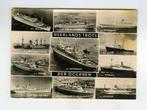 scheepvaart-kaart-NED TROTS DER OCEANEN-div schepen, Ophalen of Verzenden, 1940 tot 1960, Zuid-Holland