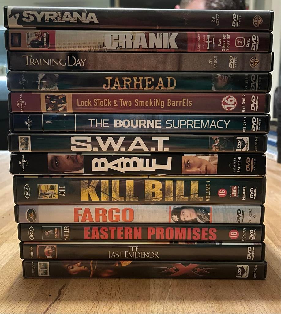 Actiefilm dvd’s, Vanaf 16 jaar, Ophalen, Zo goed als nieuw, Actie