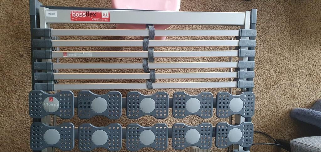 Elektrisch verstelbare bedbodem 90x200 cm, Huis en Inrichting, Ophalen, Gebruikt, 90 cm, Eenpersoons
