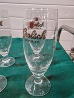 grolsch bokbier glazen op voet vier stuks, Ophalen of Verzenden, 'T Olde Gre-j, Info@toldegrej.nl, Endepoelstraat 20f Didam