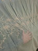 Antieke vitrage met subtiele bloemen, Antiek en Kunst, Ophalen of Verzenden