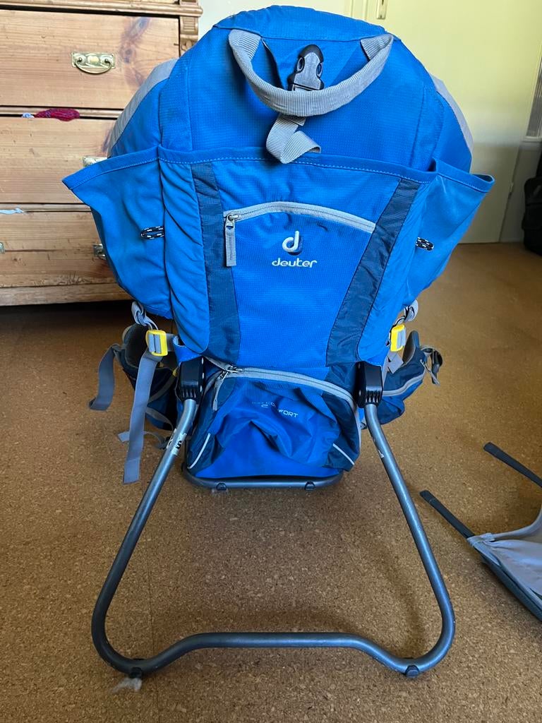 Deuter Kid Comfort 2 - Ergonomische Draagrugzak, Gebruikt, Rug, Draagzak, Ophalen