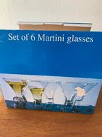 6 "Martini Glazen" in Doos Nieuw, Ophalen of Verzenden, Nieuw, Bierglas