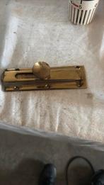 Schuif slot/ grendel, Ophalen of Verzenden, Zo goed als nieuw, Koper of Messing, Slot