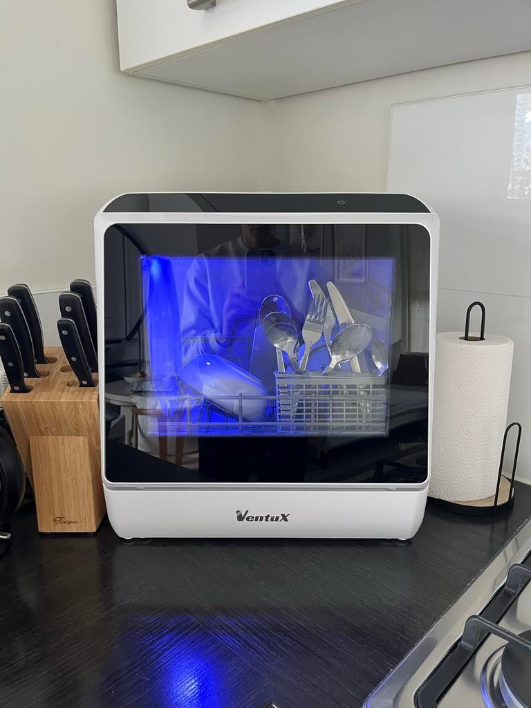 Ventux Mini Vaatwasser - Compact, App, Z.G.A.N., Ophalen, Minder dan 10 liter, Zo goed als nieuw, Vrijstaand