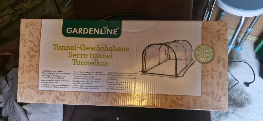 Gardenline Kweektunnel - 130x60x50 cm, Ophalen of Verzenden, Nieuw, Overige typen