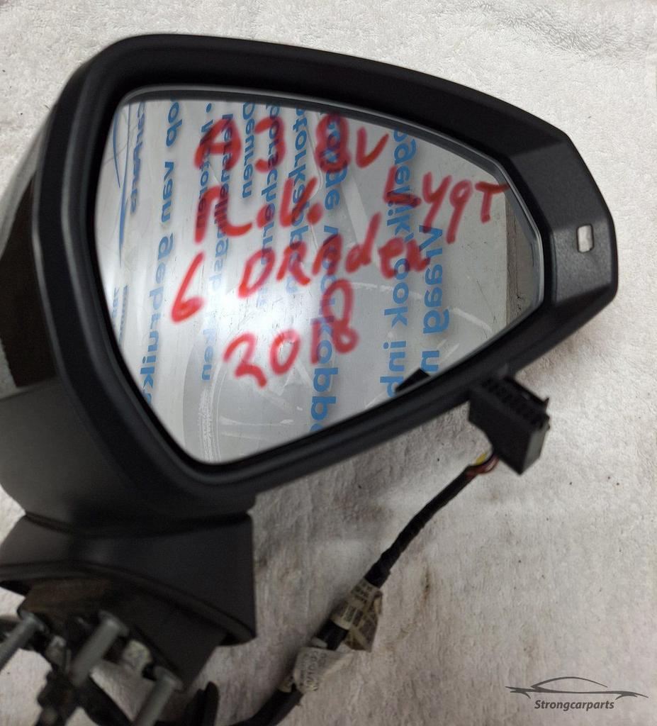 Buitenspiegel Rechts Audi A3 8VA/8VF 8V1857410T LY9T, Auto-onderdelen, Spiegels, Gebruikt, -, -, -