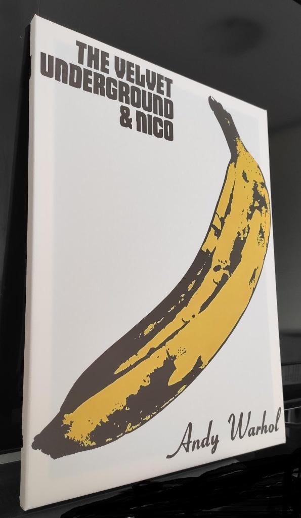 Andy Warhol - Velvet Underground - Canvas Schilderij, Verzenden