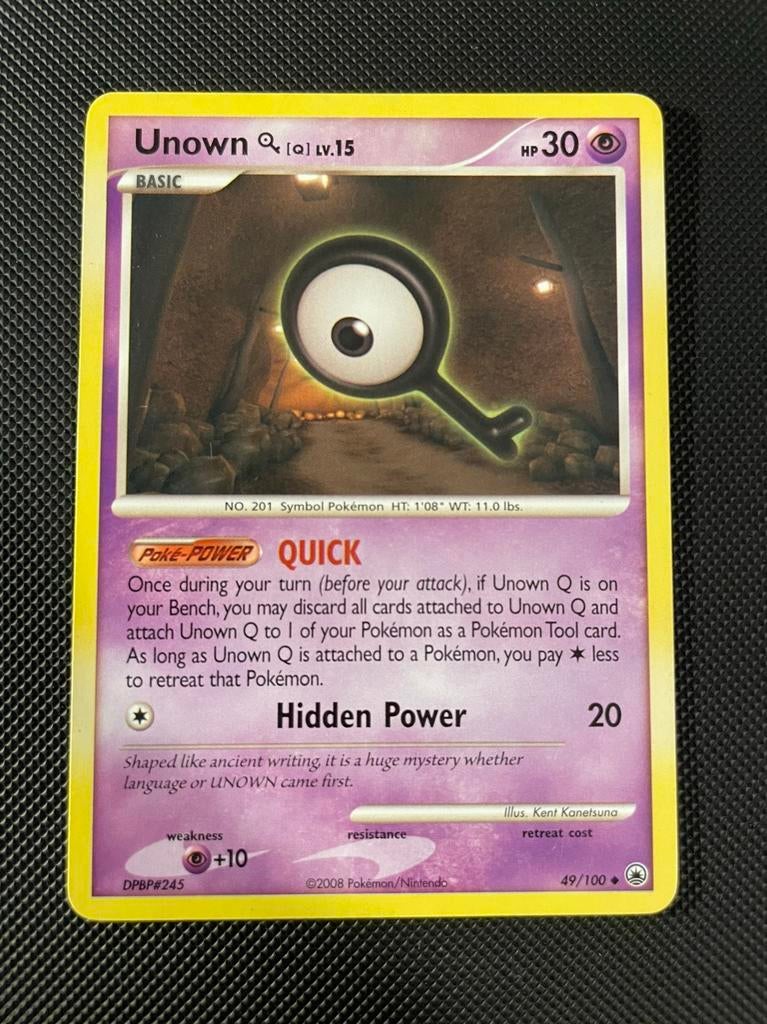 Unown Q 49/100 Majestic Dawn, Verzenden, Zo goed als nieuw