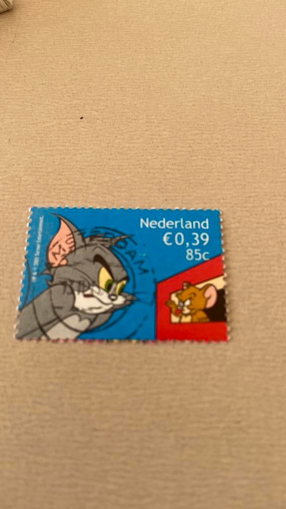 Nederland, Postzegels en Munten, Ophalen of Verzenden, Gestempeld