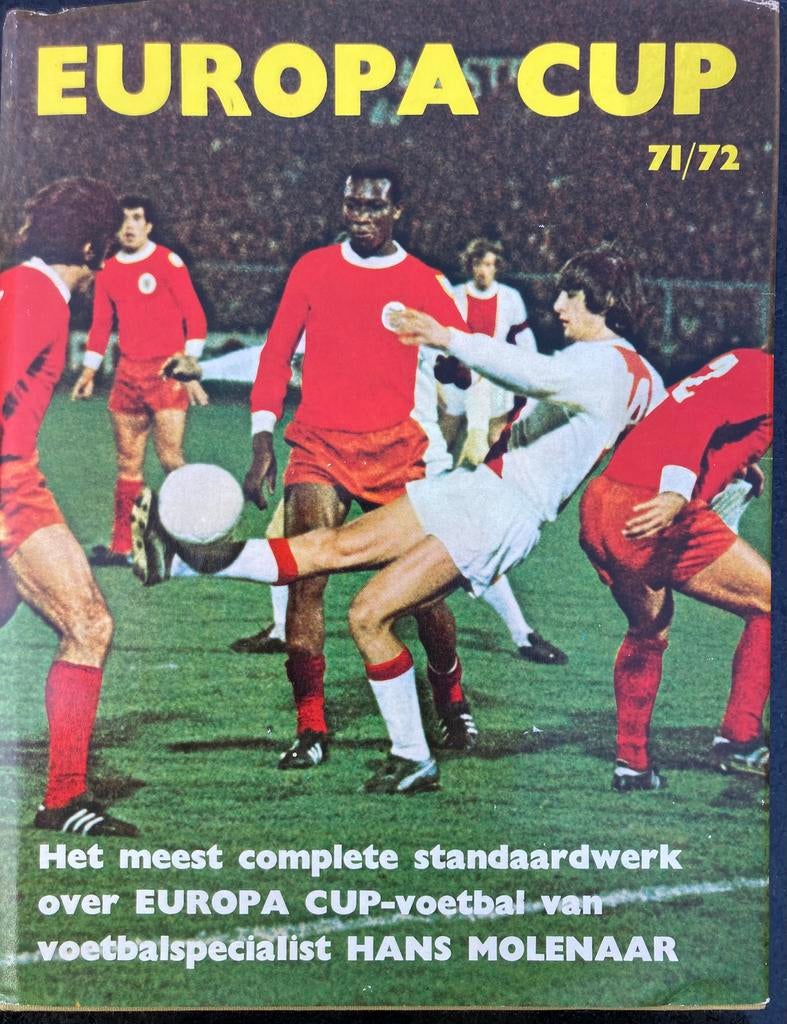 Europa cup 71/72 - Hans Molenaar, Ophalen of Verzenden, Zo goed als nieuw, Balsport, Hans Molenaar