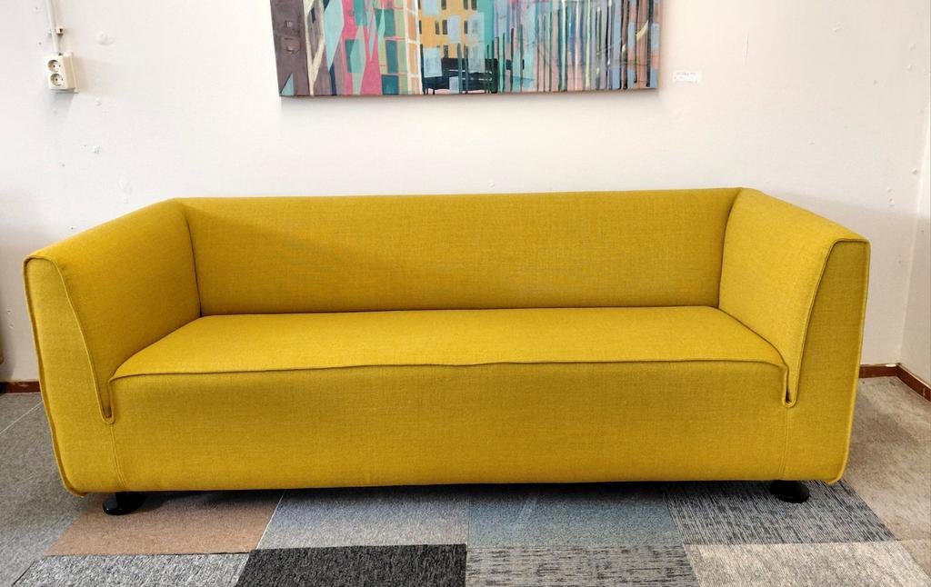 Gelderland 4800 2,5 zitsbank | Ploegwool | Geel, Info@andriesign.nl, 150 tot 200 cm, Tweepersoons, 75 tot 100 cm