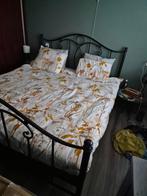 Mooi groot elektrisch verstelbaar metalen twee persoons bed, Ophalen, Koloniaal, Tweepersoons, 180 cm