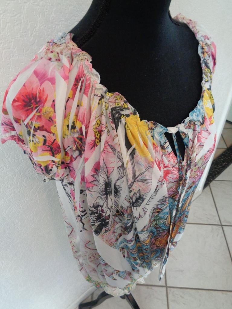 valt als maat XL oksel tot oksel 60 cm onder elastiek, Ophalen of Verzenden, Zo goed als nieuw, Maat 46/48 (XL) of groter