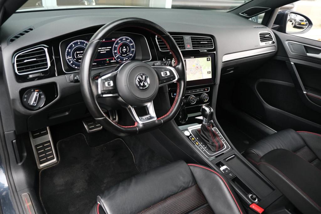 Volkswagen Golf 2.0 TSI GTI DSG Pano Leder Virtual Led Keyle, Auto's, Volkswagen, USB, Gebruikt, Zwart, 4 cilinders