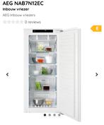 Nieuwe AEG NAB7N12EC Inbouwvriezer - NoFrost, 120 tot 140 cm, Nieuw, Minder dan 60 cm, Inbouw