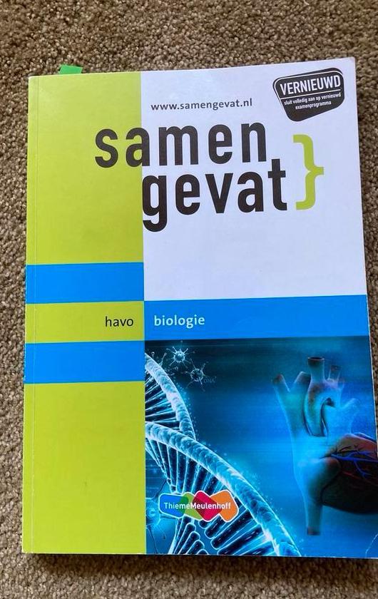 Samengevat HAVO Biologie, Boeken, Ophalen of Verzenden, Zo goed als nieuw, HAVO, Biologie