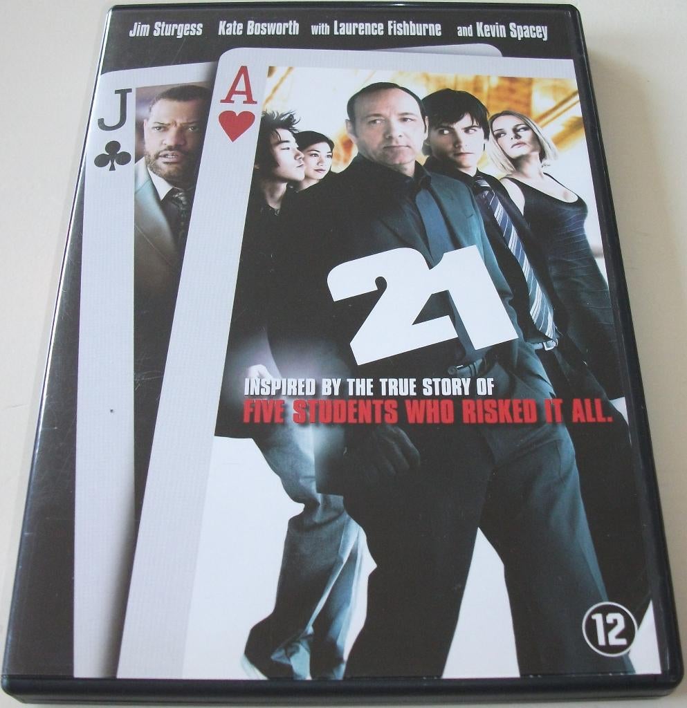 Dvd *** 21 *** Risky, intrigerend, verrassend en sexy!, Cd's en Dvd's, Dvd's | Actie, Zo goed als nieuw, Actie, Vanaf 12 jaar