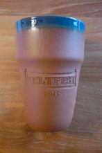 1 Bruine aardewerk '' KELTFEST '' 2015 beker 0,4 l., Overige typen, Ophalen of Verzenden, Zo goed als nieuw, Overige stijlen