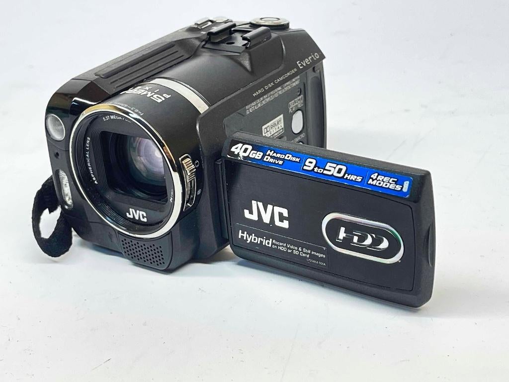 JVC GZ-MG575E Digitale video camera met 40GB Intern HDD, Audio, Tv en Foto, Videocamera's Digitaal, N, N, JVC, 20x of meer