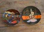 2 x vintage Japanse Satsuma borden. Japan porselein., Ophalen