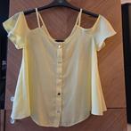 gele blouse top met gouden knoopjes, Primark, Geel, Ophalen of Verzenden, Zo goed als nieuw