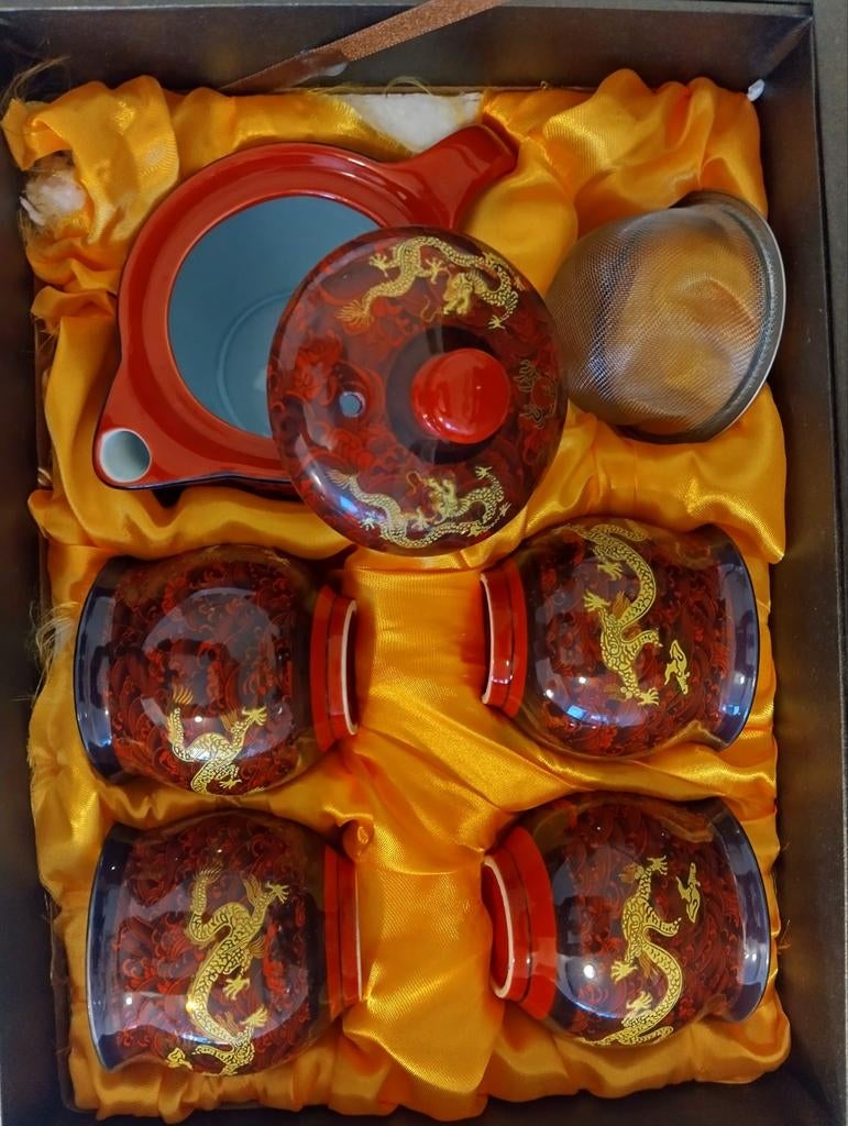 Japans theesetje, Ophalen