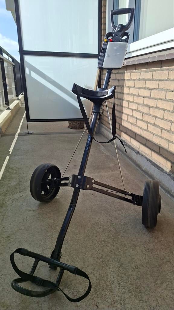 Apron Q3 2 wiel golftrolley golfkar golf trolley, Sport en Fitness, Golf, Ophalen, Zo goed als nieuw, Golfkar, Overige merken