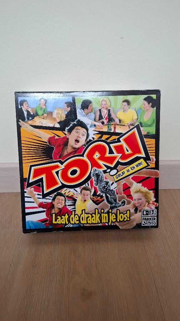 Toru Bordspel – Hilarisch & Snel Actiespel (Compleet!), Een of twee spelers, Ophalen of Verzenden, Zo goed als nieuw, Parker Hasbro