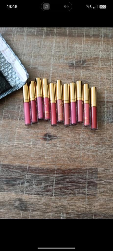 Dames gebruikte lipgloss/liquid lipstick (roze tinten), Ophalen of Verzenden