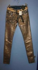 Circle of Trust nieuwe brons metallic wax broek mt 25 30373, Bruin, ., Nieuw, Ophalen of Verzenden