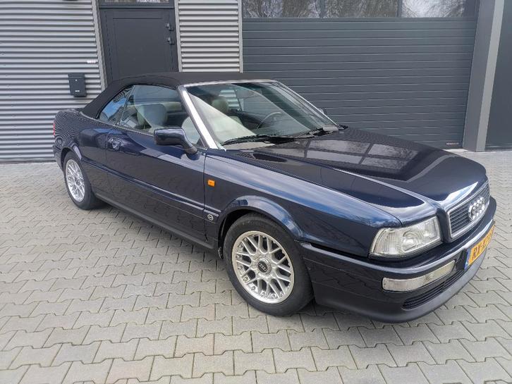 Audi 80 Cabrio 1.8 20V 92KW 1997 Blauw incl NAP, Auto's, Audi, Bedrijf, Cabrio, ABS, Boordcomputer, Elektrische ramen, Lichtmetalen velgen