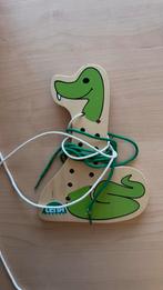 Houten veterplank slang - Leren veteren, Ophalen of Verzenden, Gebruikt, Ontdekken