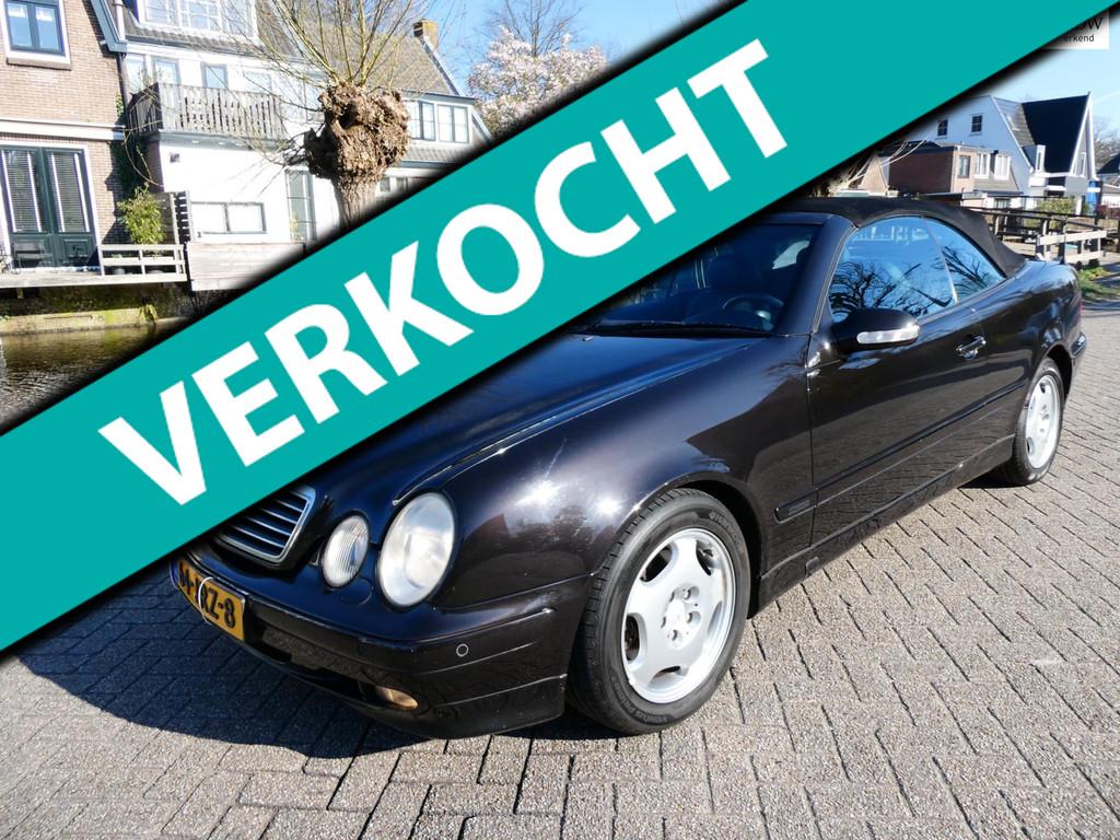 Mercedes-Benz CLK-klasse Cabrio 320 Automaat Leder LEES TEKS, Auto's, Mercedes-Benz, Stoelverwarming, Achterwielaandrijving, Gebruikt