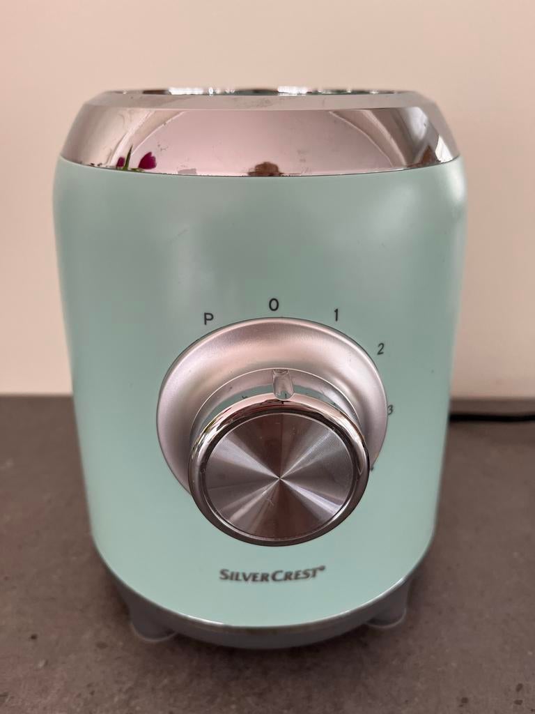 Silvercrest Blender SSMC 600 B1 - Lichtblauw 600W, Witgoed en Apparatuur, Blenders, Ophalen of Verzenden, Gebruikt, Blender