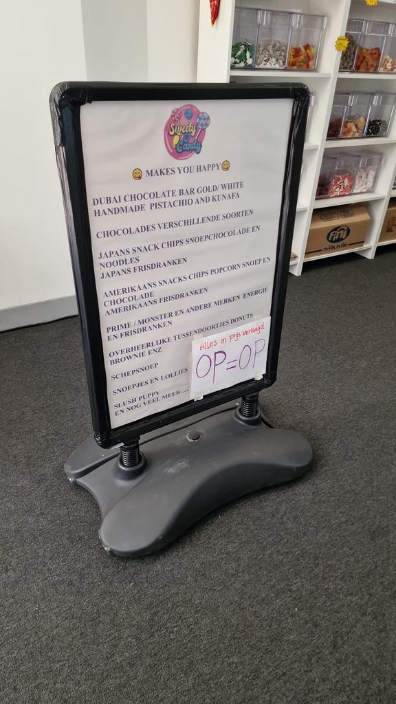 Reclamebord, Ophalen, Gebruikt, Reclamebord